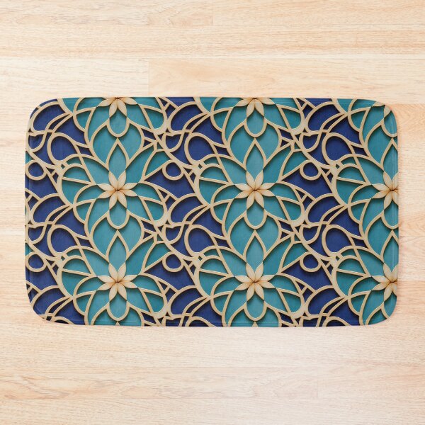 Item preview, Flower Moroccan Tile Pattern designed and sold by melbournedesign.