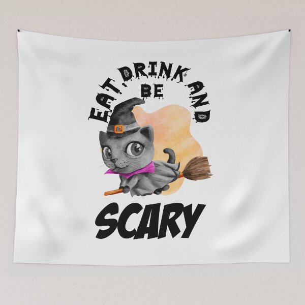 Item preview,   Eat Drink And be Scared designed and sold by Gothic Fantasy.