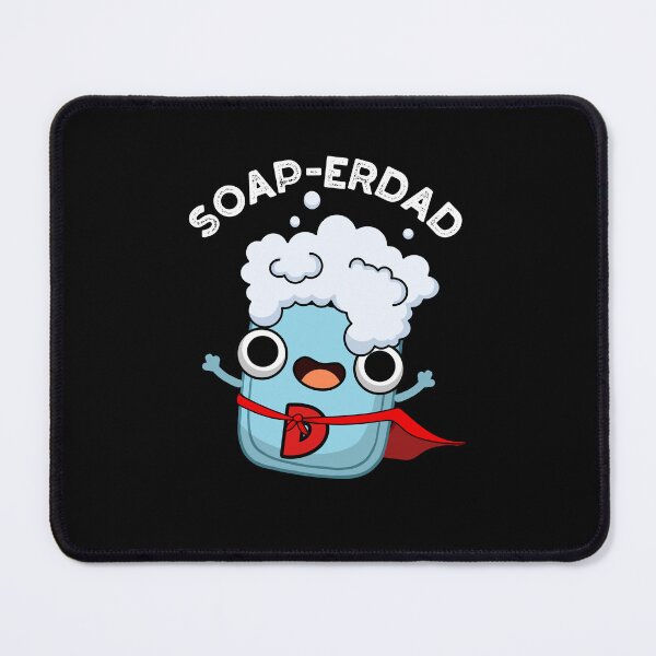 Item preview, Soap-erdad Funny soap Dad Puns (Dark BG) designed and sold by punnybone.