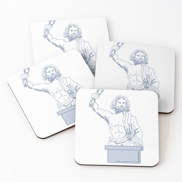 Item preview, Zeus Statue Pixel Art designed and sold by vvianneb.