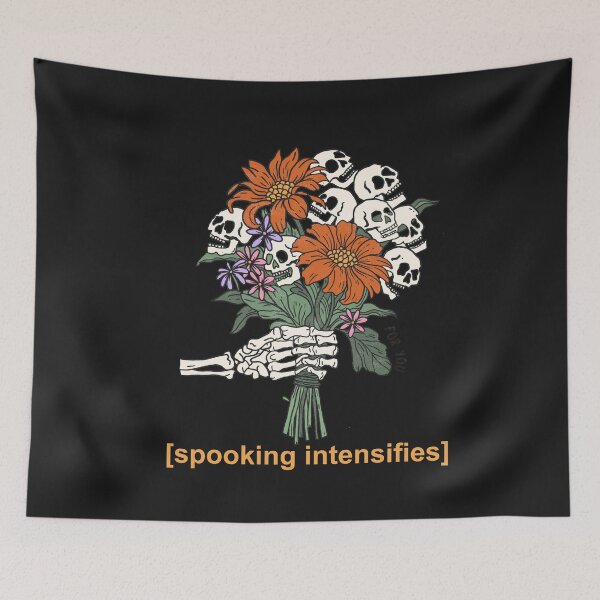 Item preview, Spooking amplifies Scary Spooky Skeleton Memes designed and sold by cutenevil.
