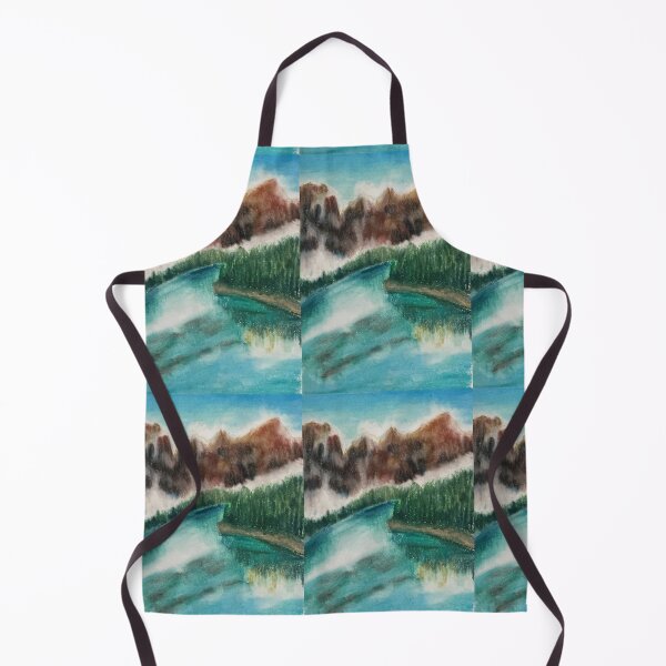 Item preview, Lake mountain oil pastels color  designed and sold by Puifai2489.