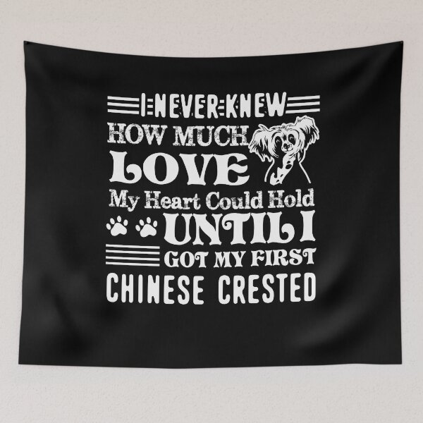 Item preview, I Love Chinese Crested designed and sold by UnknownArtistt.