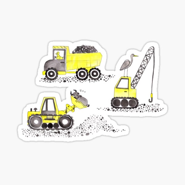 Construction Pun! Sticker