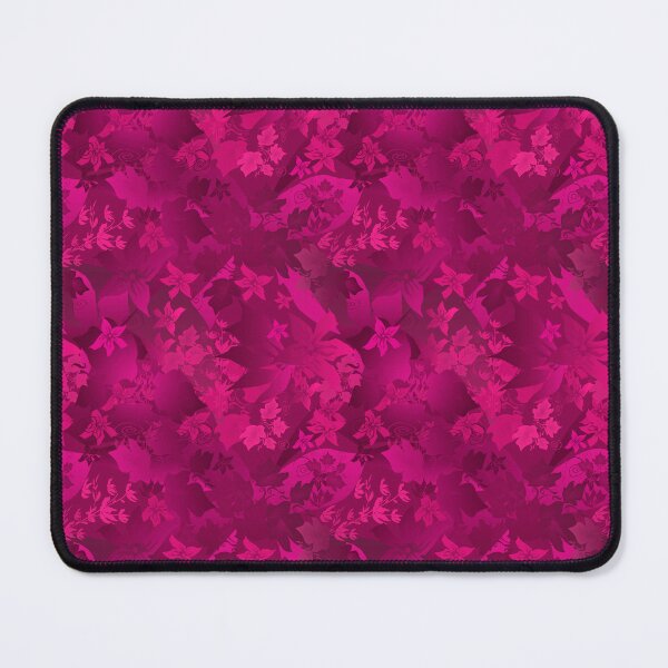 Item preview, Vivid crimson floral satin pattern . designed and sold by fuzzyfox.