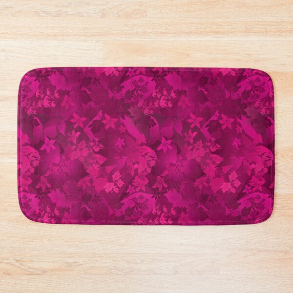 Item preview, Vivid crimson floral satin pattern . designed and sold by fuzzyfox.