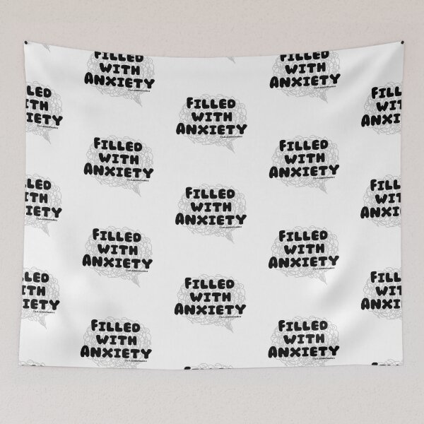 Item preview, Filled with Anxiety. v9 | lilsboobthangs designed and sold by lilsboobthangs.