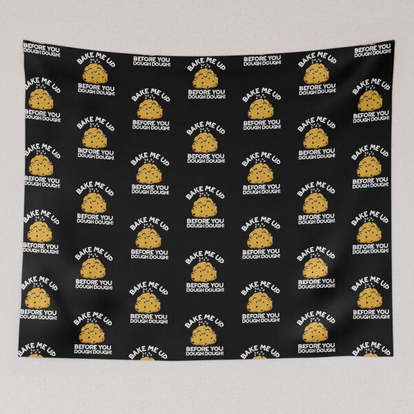 Item preview, Bake Me Up Before You Dough Dough Funny Baking Puns (Dark BG) designed and sold by punnybone.
