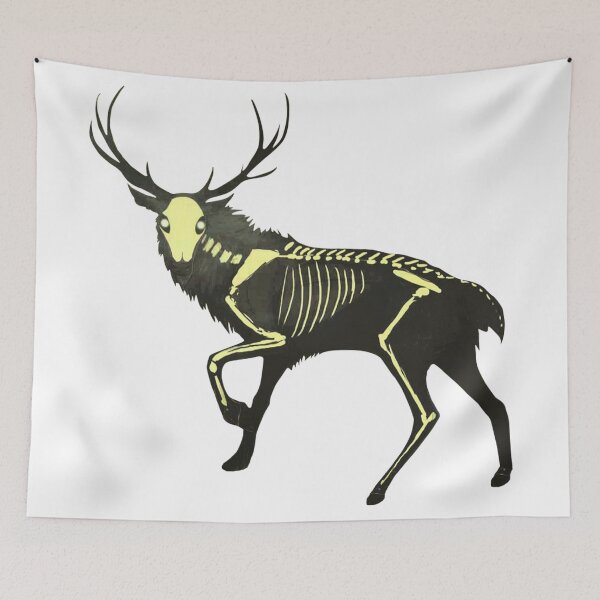 Item preview, Skeleton Deer - Black Sun Empire designed and sold by yeet-arizona.