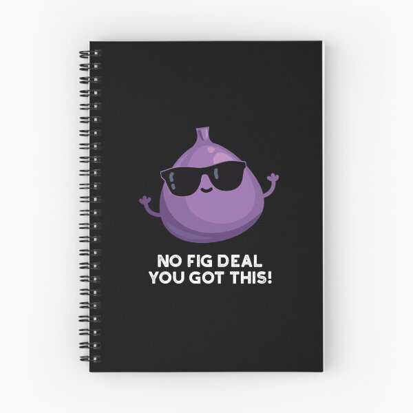 Item preview, No Fig Deal I Got This Funny Fruit Puns (Dark BG) designed and sold by punnybone.