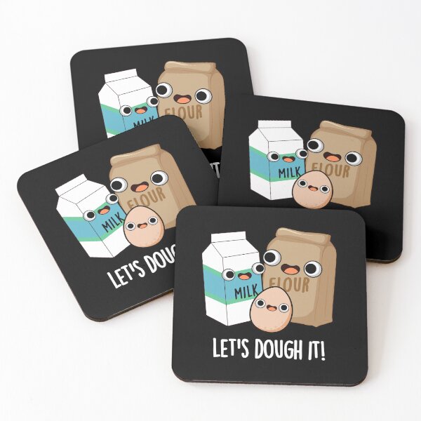 Item preview, Let's Dough It Funny Baking Puns (Dark BG) designed and sold by punnybone.