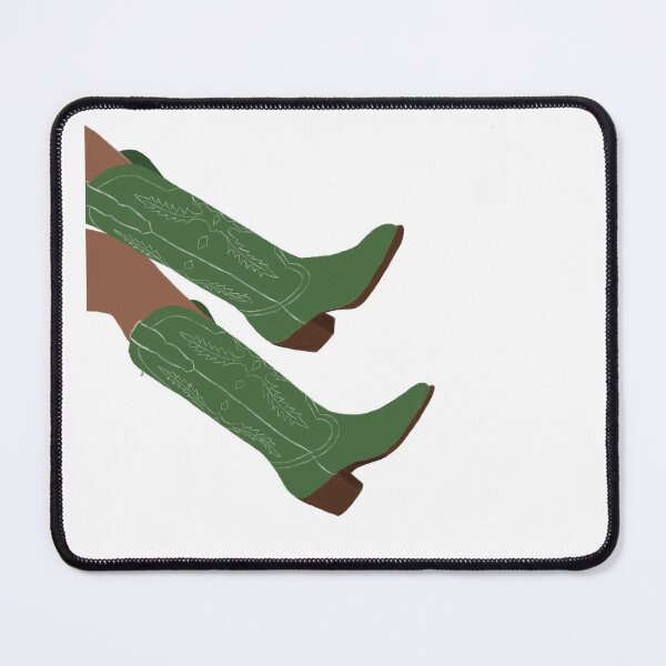 Item preview, Green Cowboy Boots designed and sold by RebeccaRapp.