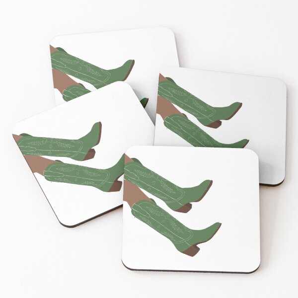 Item preview, Green Cowboy Boots designed and sold by RebeccaRapp.
