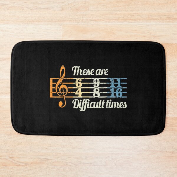 Item preview, These Are Difficult Times Vintage Music Lover Musician designed and sold by Abaddon-art.