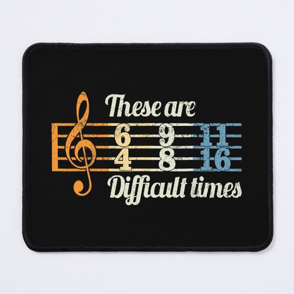 Item preview, These Are Difficult Times Vintage Music Lover Musician designed and sold by Abaddon-art.