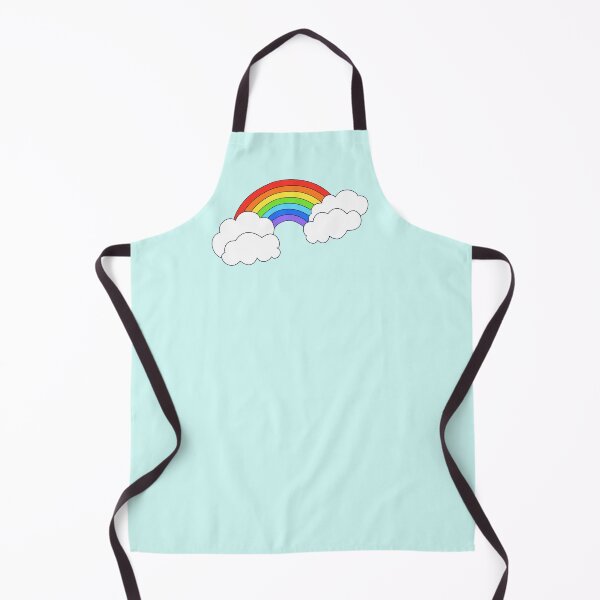 Item preview, Cute rainbow and fluffy clouds designed and sold by mixMixtli.