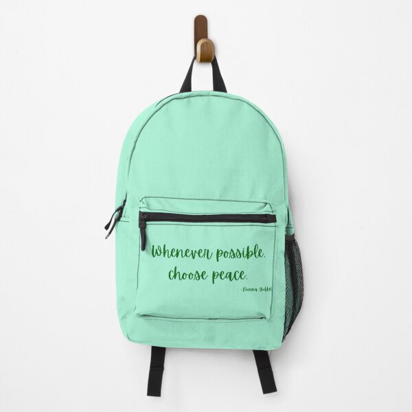Item preview, 'Whenever possible, choose peace'- Donna Goddard designed and sold by Rechtop.
