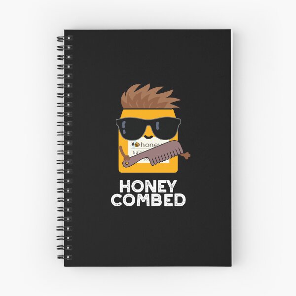 Item preview, Honey Combed Funny Honey Puns (Dark BG) designed and sold by punnybone.