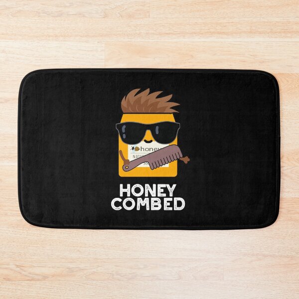 Item preview, Honey Combed Funny Honey Puns (Dark BG) designed and sold by punnybone.