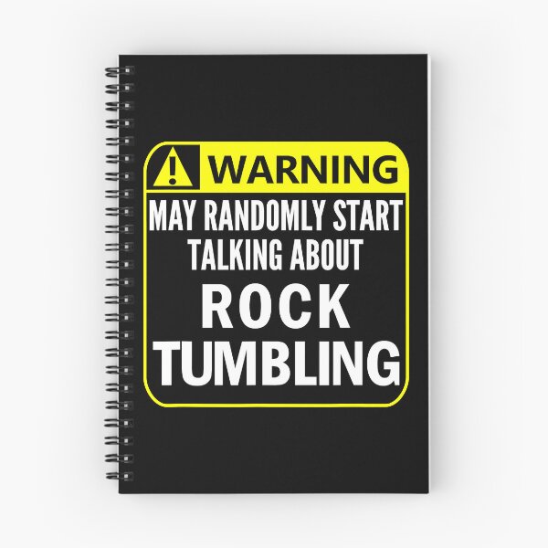 Item preview, Warning May Randomly Start Talking About Rock Tumbling designed and sold by Abaddon-art.
