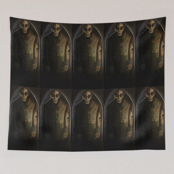 Item preview, “Nosferatu Enters”  acrylic/canvas designed and sold by Ryan Fisher.