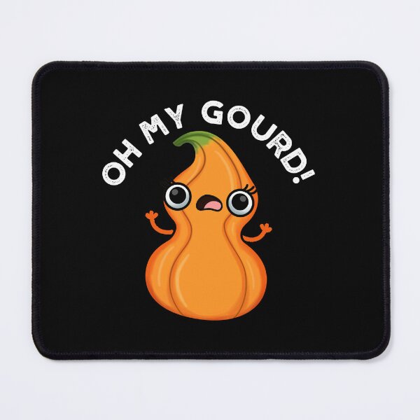 Item preview, Oh My Gourd Funny Veggie Puns (Dark BG) designed and sold by punnybone.