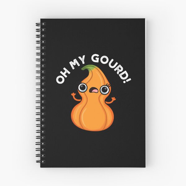 Item preview, Oh My Gourd Funny Veggie Puns (Dark BG) designed and sold by punnybone.
