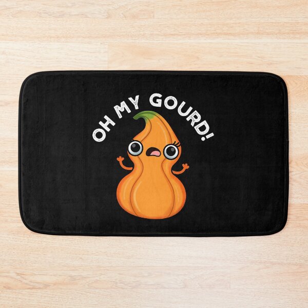 Item preview, Oh My Gourd Funny Veggie Puns (Dark BG) designed and sold by punnybone.