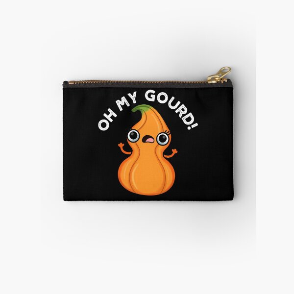 Item preview, Oh My Gourd Funny Veggie Puns (Dark BG) designed and sold by punnybone.