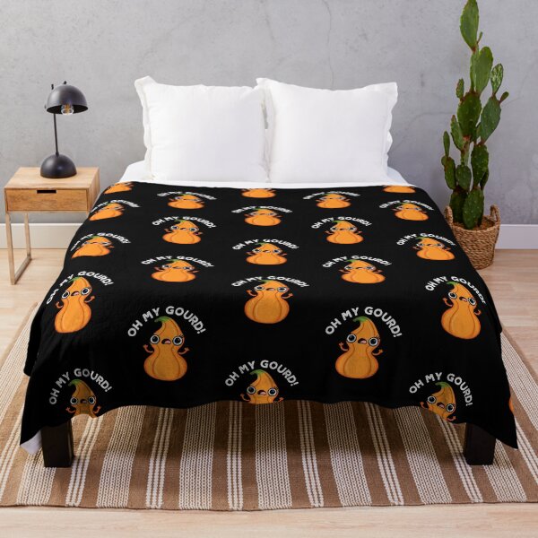 Item preview, Oh My Gourd Funny Veggie Puns (Dark BG) designed and sold by punnybone.