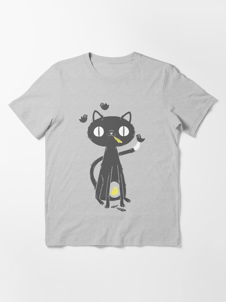 Alternate view of Black Cat Essential T-Shirt