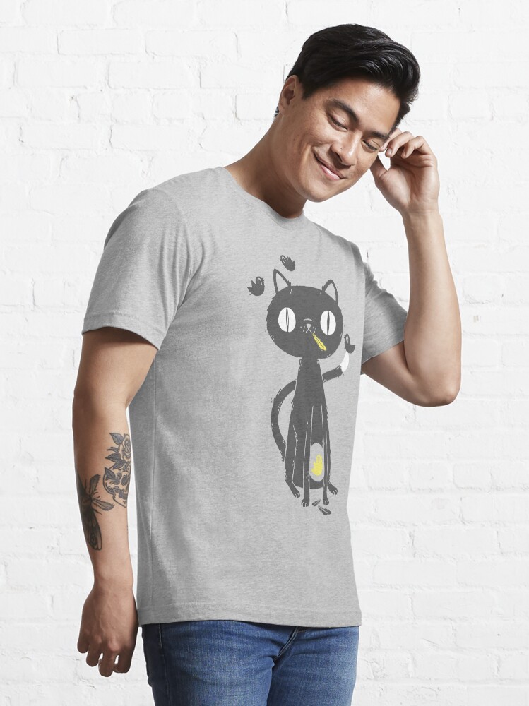 Alternate view of Black Cat Essential T-Shirt