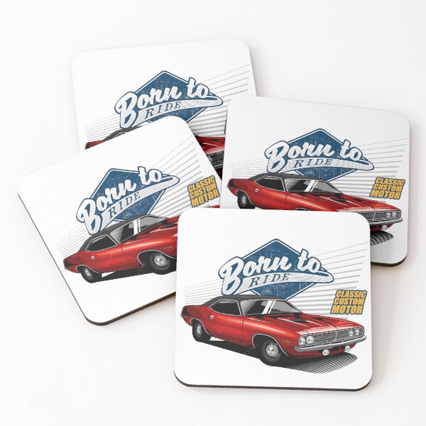 Item preview, Barracuda Car Born To Ride Illustration  designed and sold by Vehiclestore.