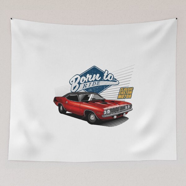 Item preview, Barracuda Car Born To Ride Illustration  designed and sold by Vehiclestore.