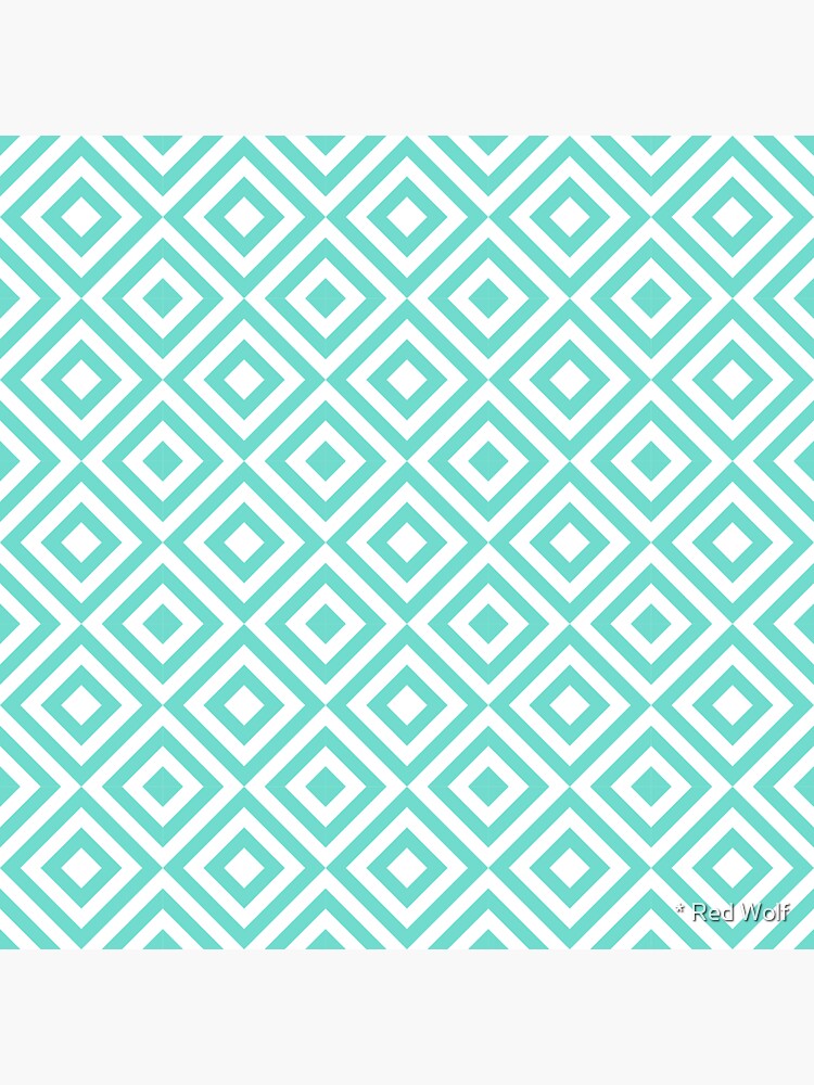 Geometric Pattern: Diamond Strobe: Blue by redwolfoz