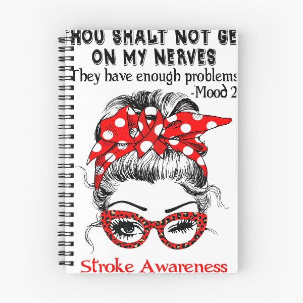 Item preview, Stroke Awareness - Thou Shalt Not Get On My Nerves they have enough problems designed and sold by Aaron309.