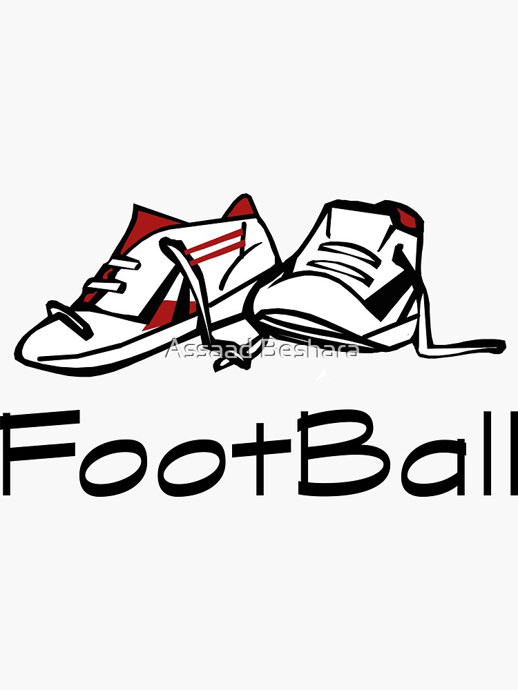 "Football Shoes" Sticker for Sale by estoreshow Redbubble