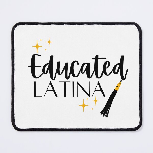 Item preview, Educated Latina With Black and Gold Tassel and Stars designed and sold by SMillustrations.