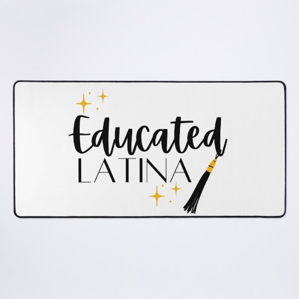 Item preview, Educated Latina With Black and Gold Tassel and Stars designed and sold by SMillustrations.