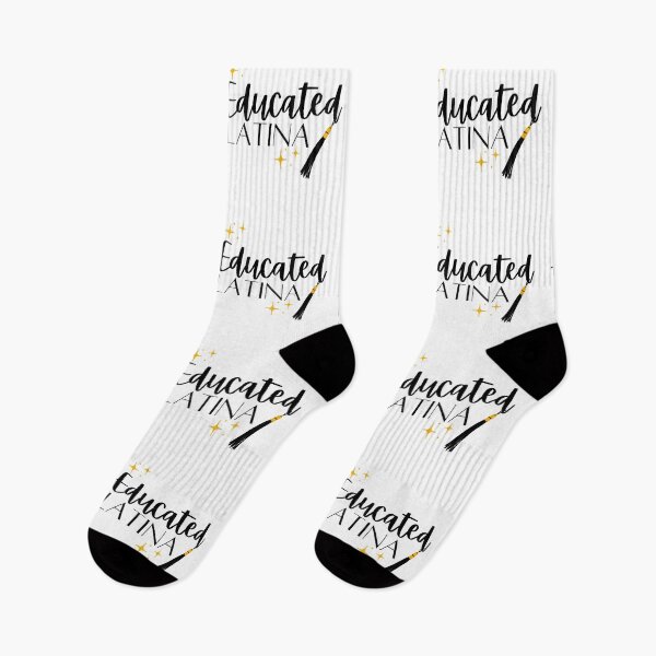 Item preview, Educated Latina With Black and Gold Tassel and Stars designed and sold by SMillustrations.