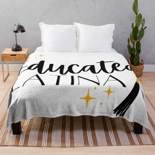 Item preview, Educated Latina With Black and Gold Tassel and Stars designed and sold by SMillustrations.