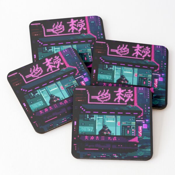 Item preview, Cyberpunk Noodles Bar designed and sold by ThePixelBoss.