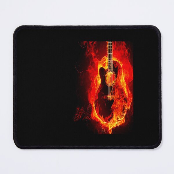 Item preview, Acoustic Guitar In Flames Racerback Tank Top designed and sold by bberjones.