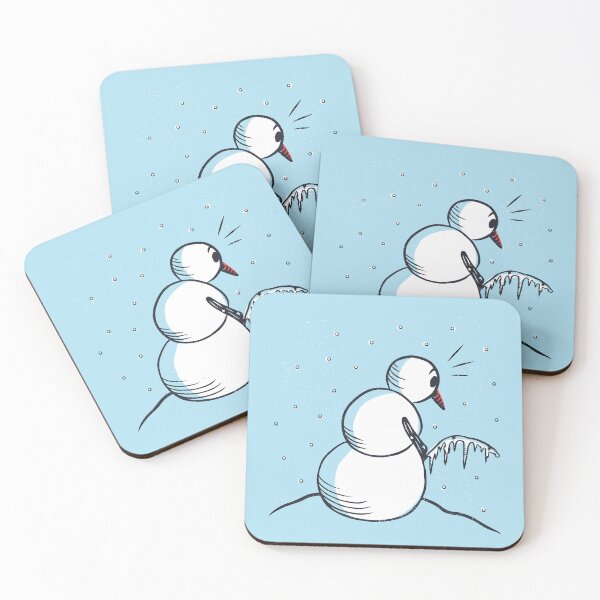 Item preview, Snowman Peeing designed and sold by bennetthuskers.