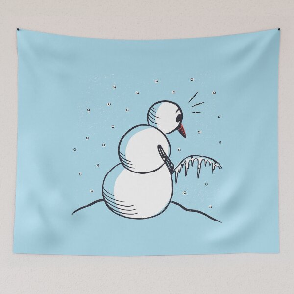 Item preview, Snowman Peeing designed and sold by bennetthuskers.