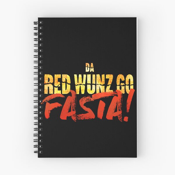 Artikelvorschau, Da Red Wunz Go Fasta entworfen und verkauft von D20Tees.