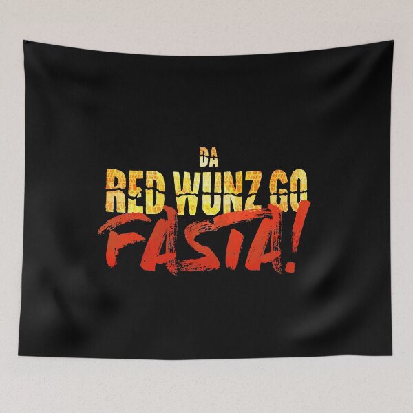 Item preview, Da Red Wunz Go Fasta designed and sold by D20Tees.