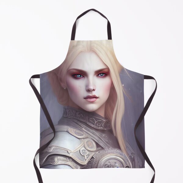 Item preview, Sexy Blonde Vampire Fierce Warrior Queen in Detailed Battle Armor Seductress Dark Artwork designed and sold by Eliteijr.