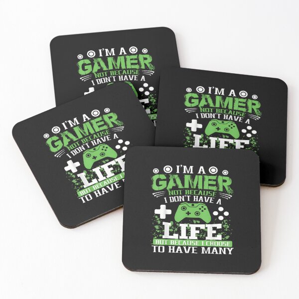 Item preview, I'M A GAMER BECAUSE I CHOOSE TO HAVE MANY LIVES GAMER designed and sold by UnaChapm.