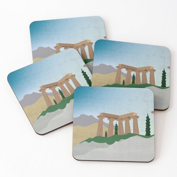 Item preview, Greek ruins landscape designed and sold by EsjCreative.